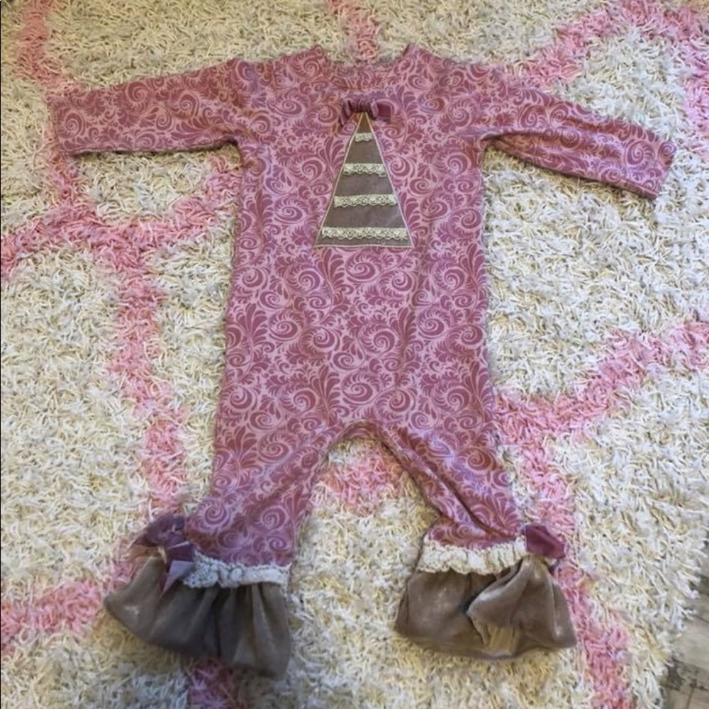 Christmas tree romper